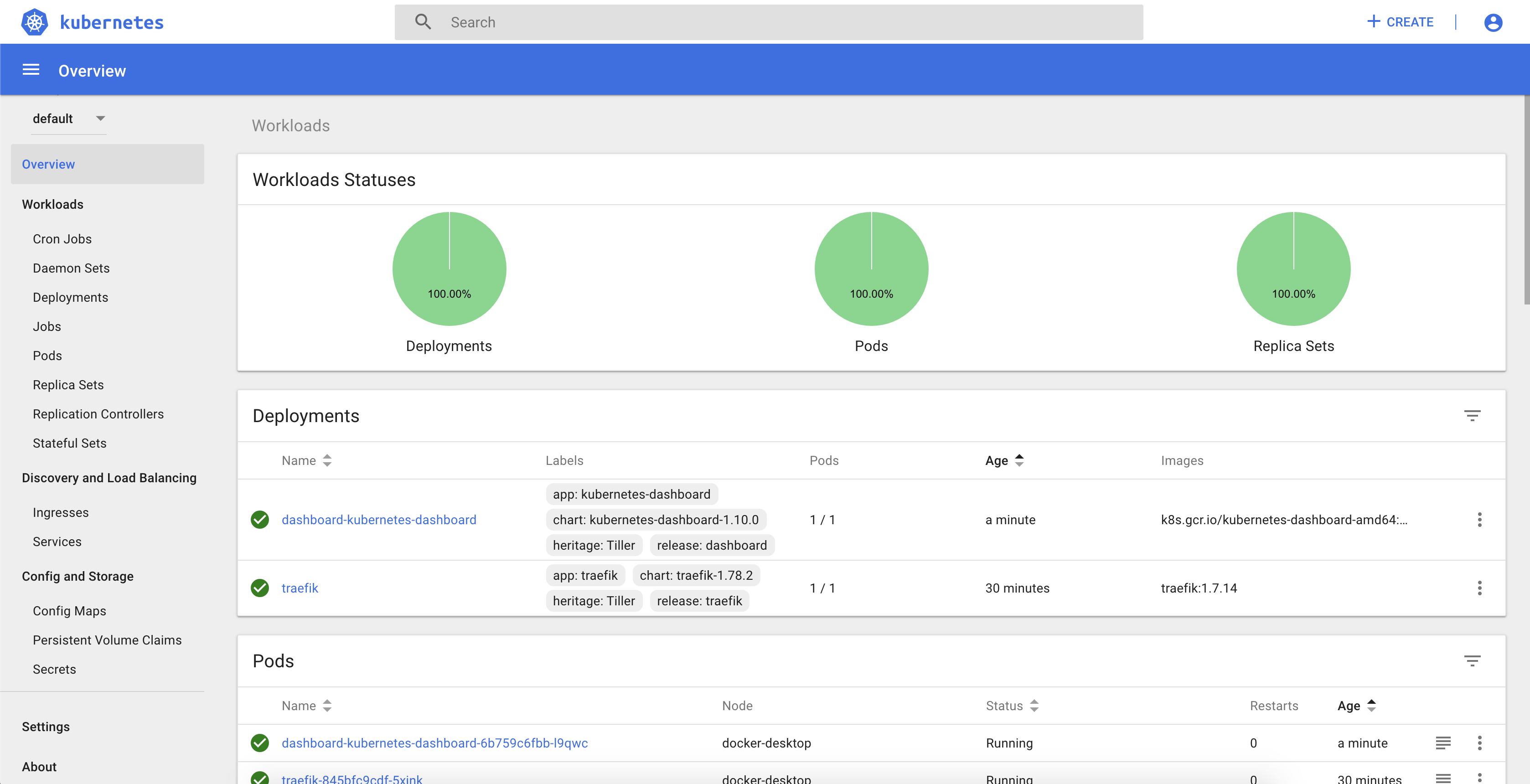 Kubernetes Dashboard